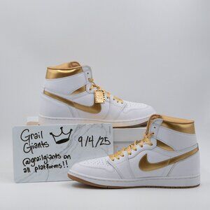 AJ1 High OG Metallic Gold (W) — 13M (DS, FD2596-107)